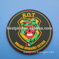 Round Embossed Monster Design PVC Badge With Velcro